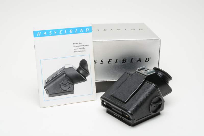 Hasselblad VFC-6 Metered prism finder, box+manual, moderate haze Hasselblad VFC-6 Metered prism finder, box+manual, moderate haze